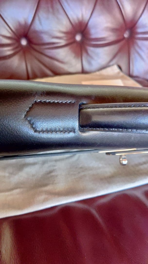 ❤️2022/刻印U/エルメスDepeche36ノワ-ル金具パラジウム本店で購入