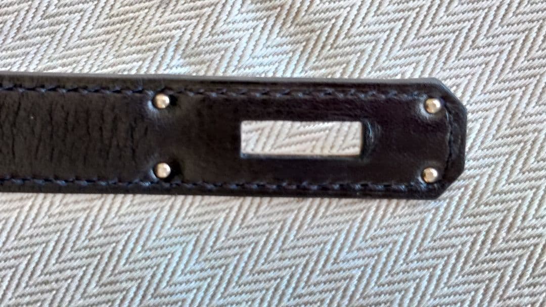 ❤️2022/刻印U/エルメスDepeche36ノワ-ル金具パラジウム本店で購入