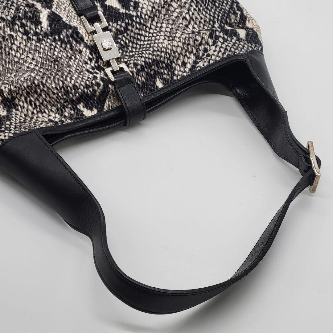 希少✨️GUCCI 00s tomford期 パイソン柄 ジャッキー ショルダー