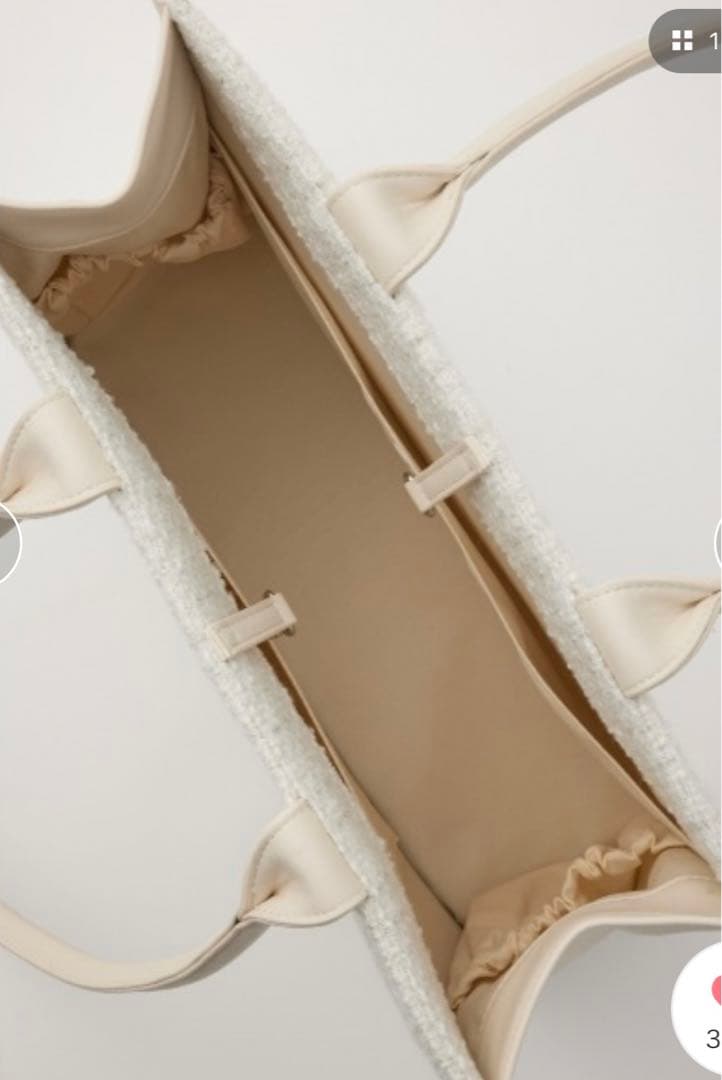 rienda WRRロゴツイードトートバッグ リエンダ