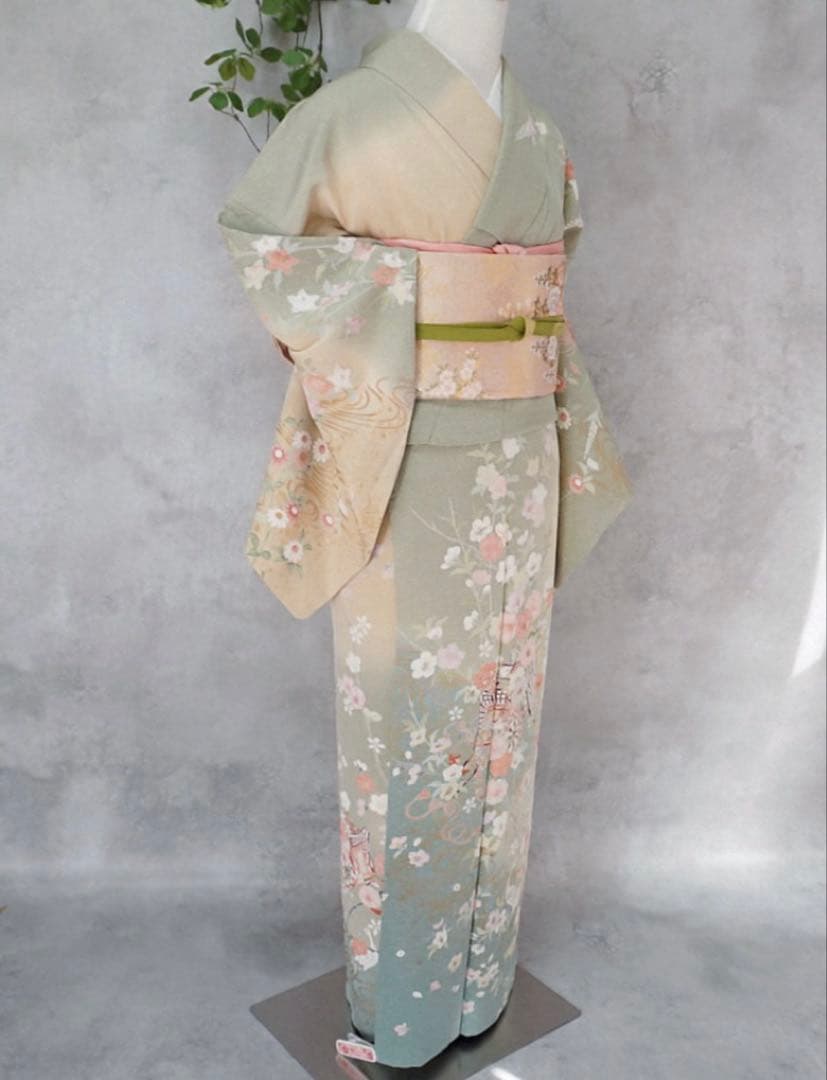 訪問着フルセット　261▪︎ 入学式　お宮参り【訪問着、袋帯、帯締め、帯揚げ】