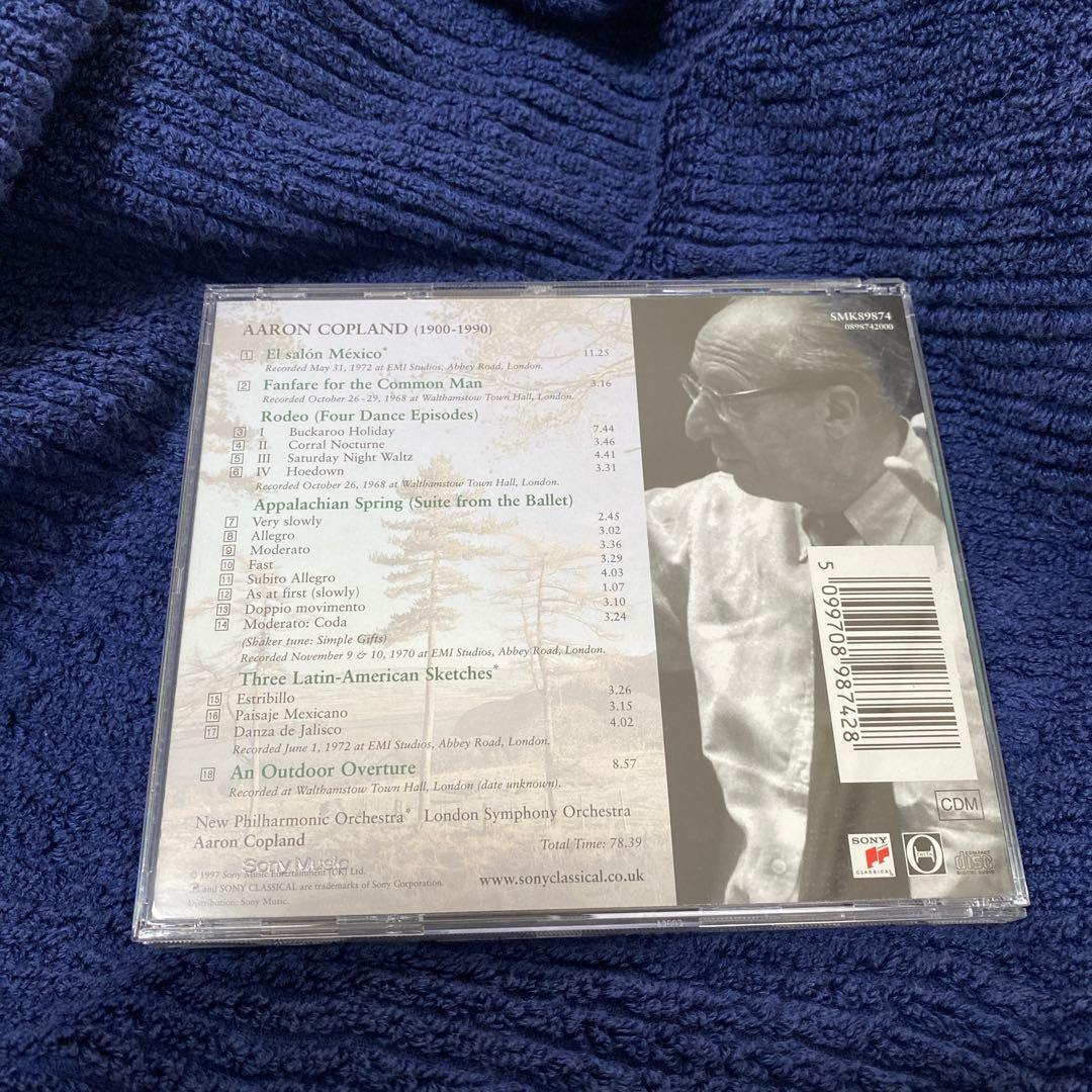 購入不可⭕️コープランド、ニューヨークフィルロンドン響　アパラチアの春、ロデオ他