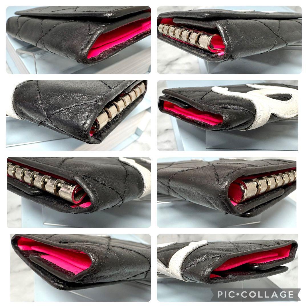 ♡4.6万→1.9万♡シャネル 6連キーケース カンボン ラムスキン 美品