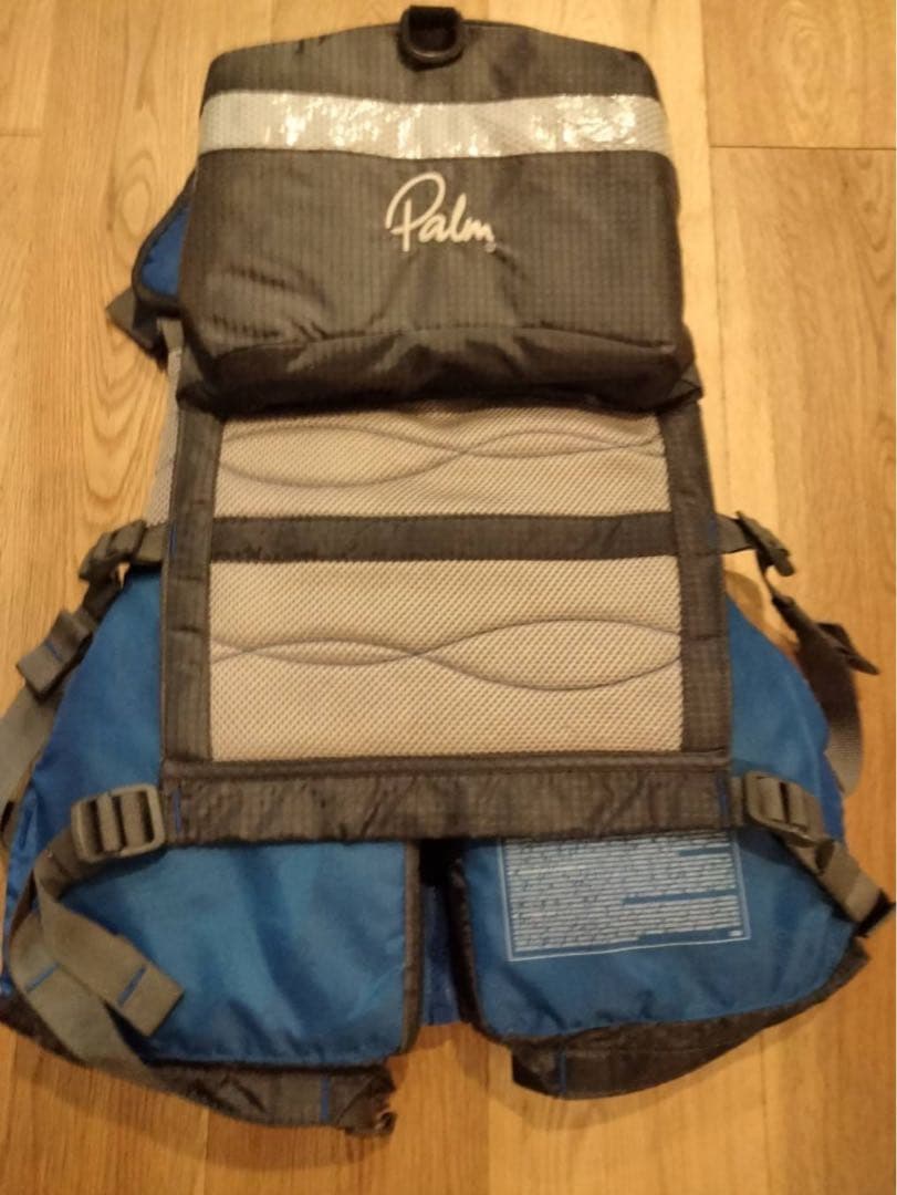 Palm Kola Angler ライフジャケット M/L グレー/ブルー