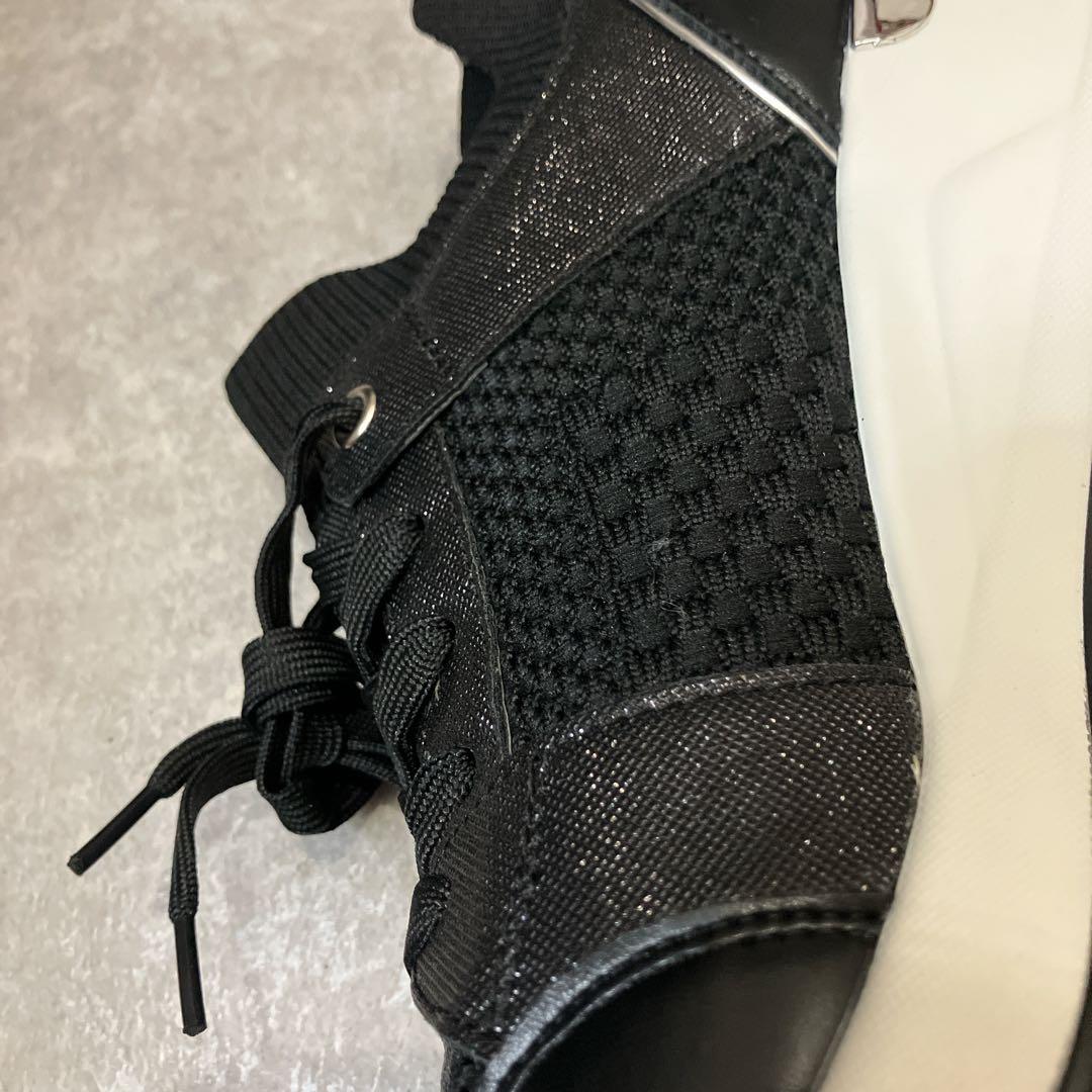 【新品タグ付き】銀座ワシントン、ヒールスニーカー、Lサイズ