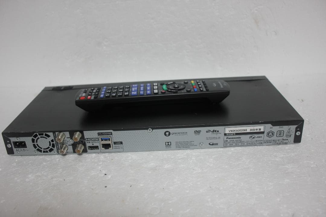 【前パネル欠損】 PANASONIC ブルーレイ DMR-2W200　2TB