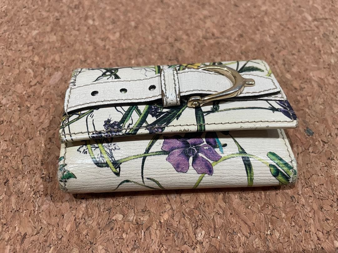 【GUCCI】花柄 二つ折り財布 とキーケース2点セット