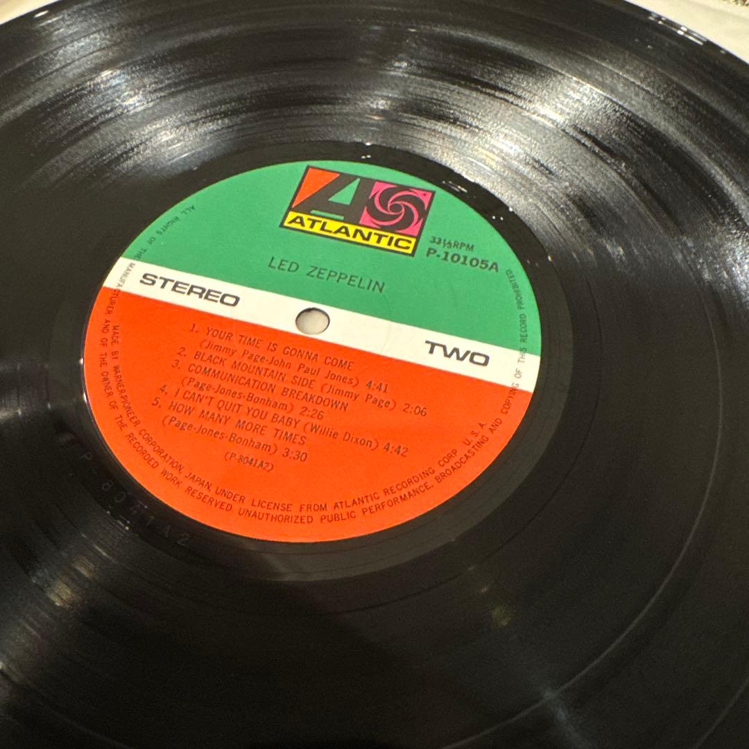 レコード LED ZEPPELIN Ⅰ P-10105A 日本盤初期　ポスター付