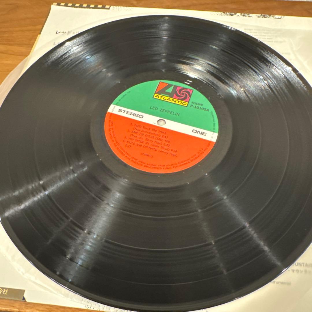 レコード LED ZEPPELIN Ⅰ P-10105A 日本盤初期　ポスター付