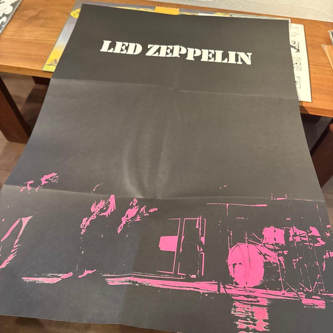 レコード LED ZEPPELIN Ⅰ P-10105A 日本盤初期　ポスター付