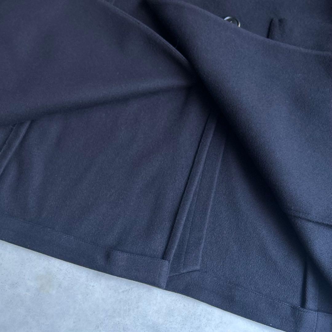 ラルディーニ チェスターコート ロング カシミヤ混 ダブル 通勤 ブートニエール