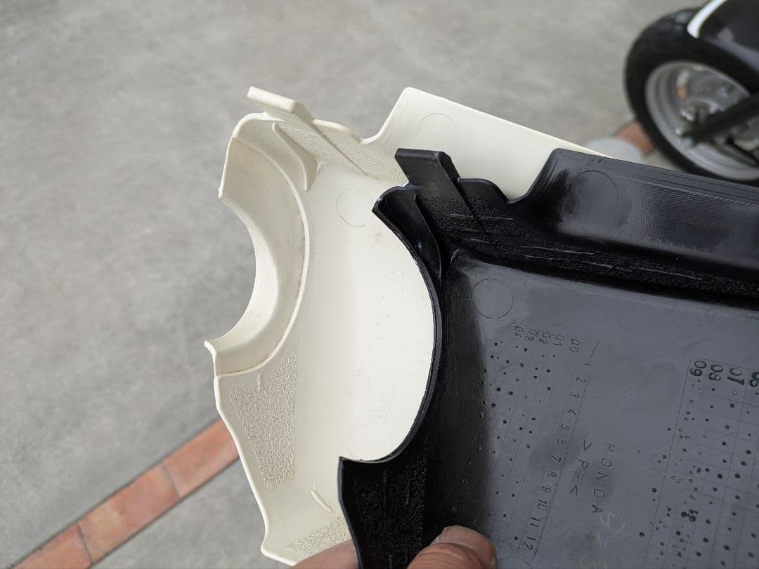 エイプ50・100　フェンダー・サイドカバー、ライトケース（程度良くピカピカ）