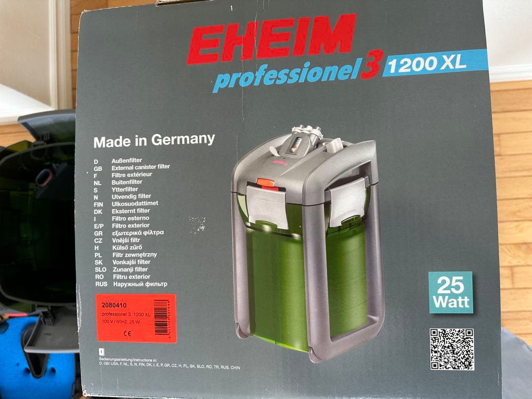 [未使用]エーハイム プロフェッショナル 3 2080 外部フィルター 60Hz