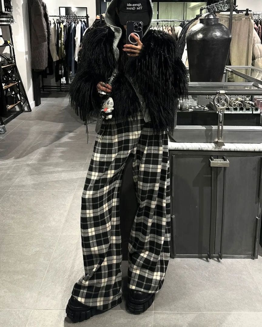 MILKBOY studs check slacks 00s 裏原系