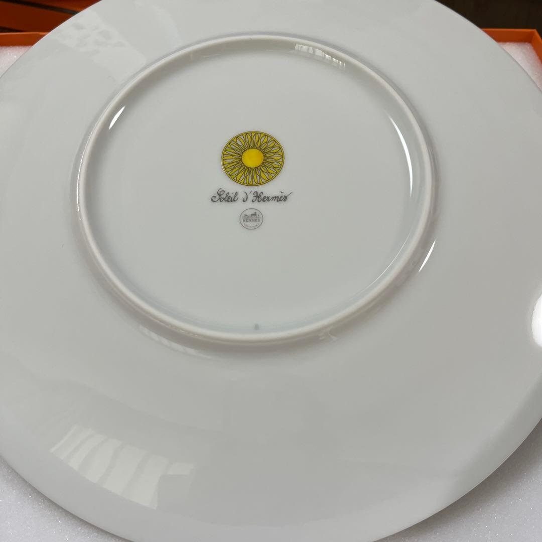 2枚セット　エルメス　ソレイユドゥ　ディナープレート27cm 箱付き