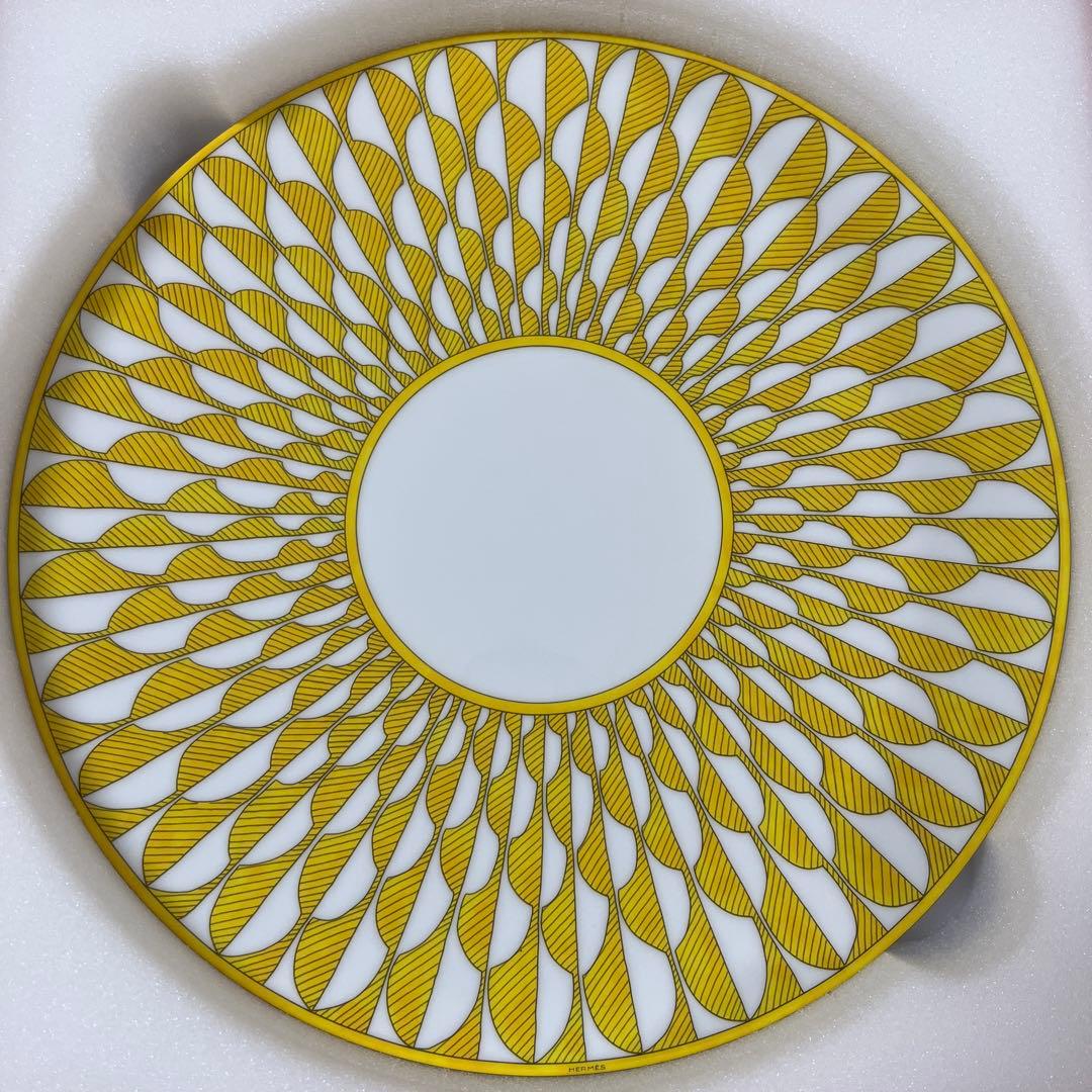 2枚セット　エルメス　ソレイユドゥ　ディナープレート27cm 箱付き