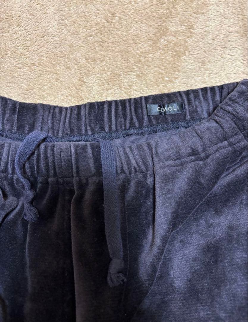 ぷ*離様 COMOLI 20AW ベロアジャージセットアップ