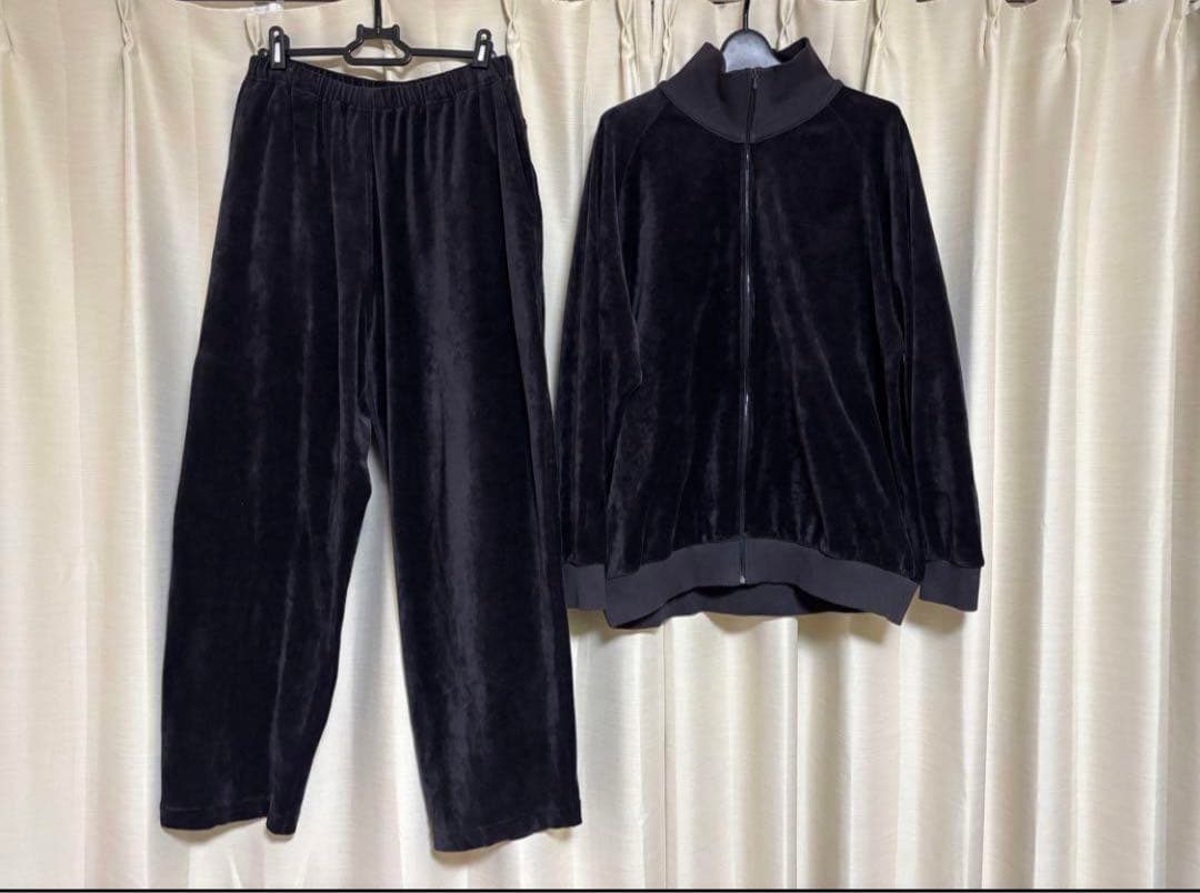 ぷ*離様 COMOLI 20AW ベロアジャージセットアップ