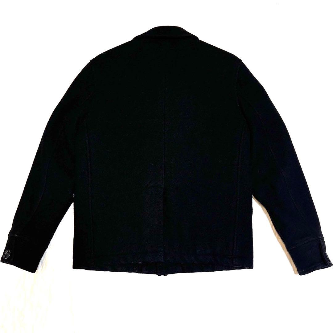 ハイドアンドシーク カーコート　メルトンジャケット