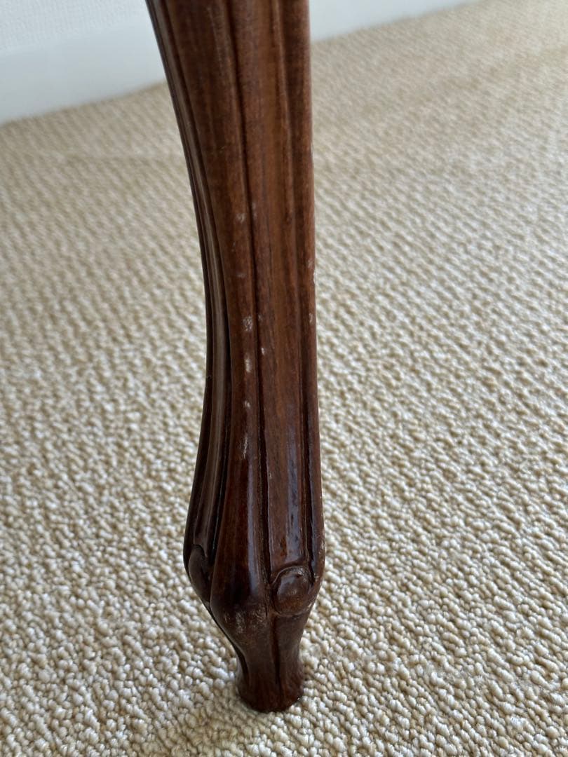 アンティーク風猫脚カフェテーブル