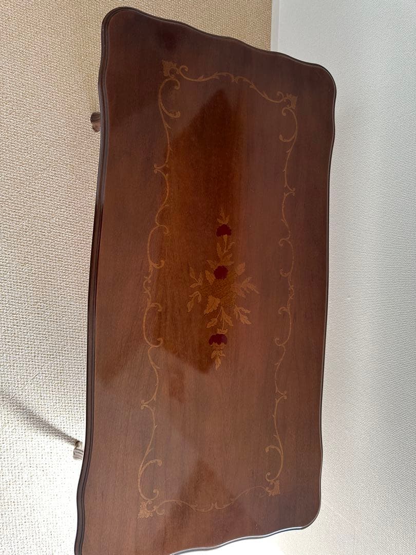 アンティーク風猫脚カフェテーブル