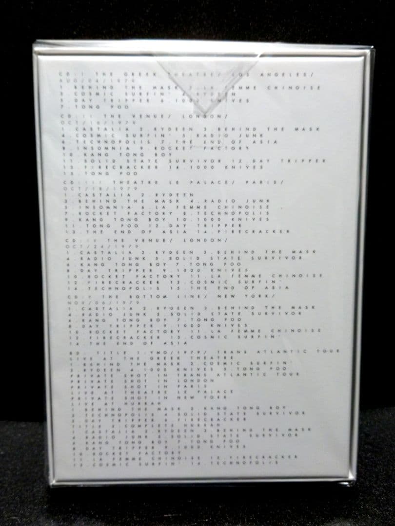 YMO / 1979 LIVE ［5CD+1Blu-ray BOX SET］