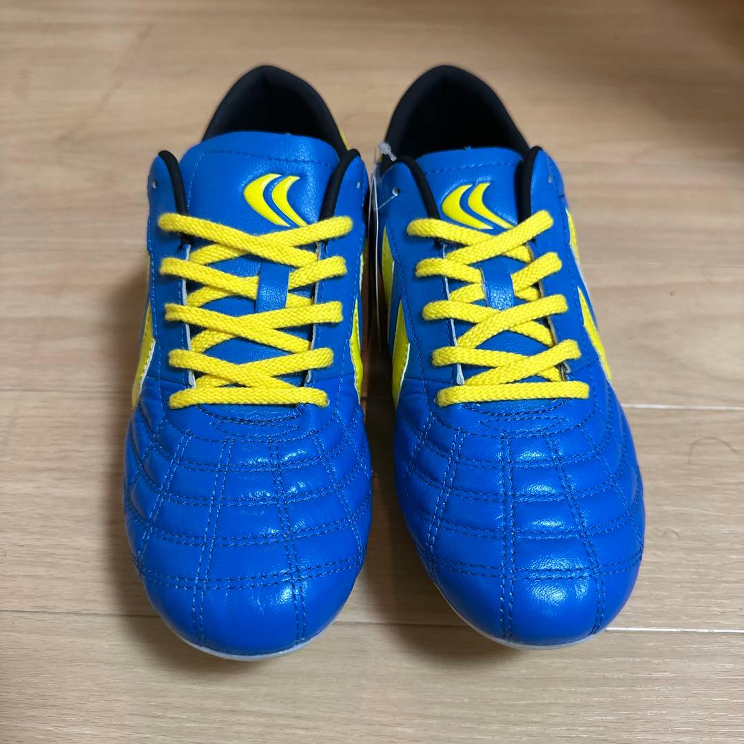 YASUDA サッカーシューズ 青/黄色 新品