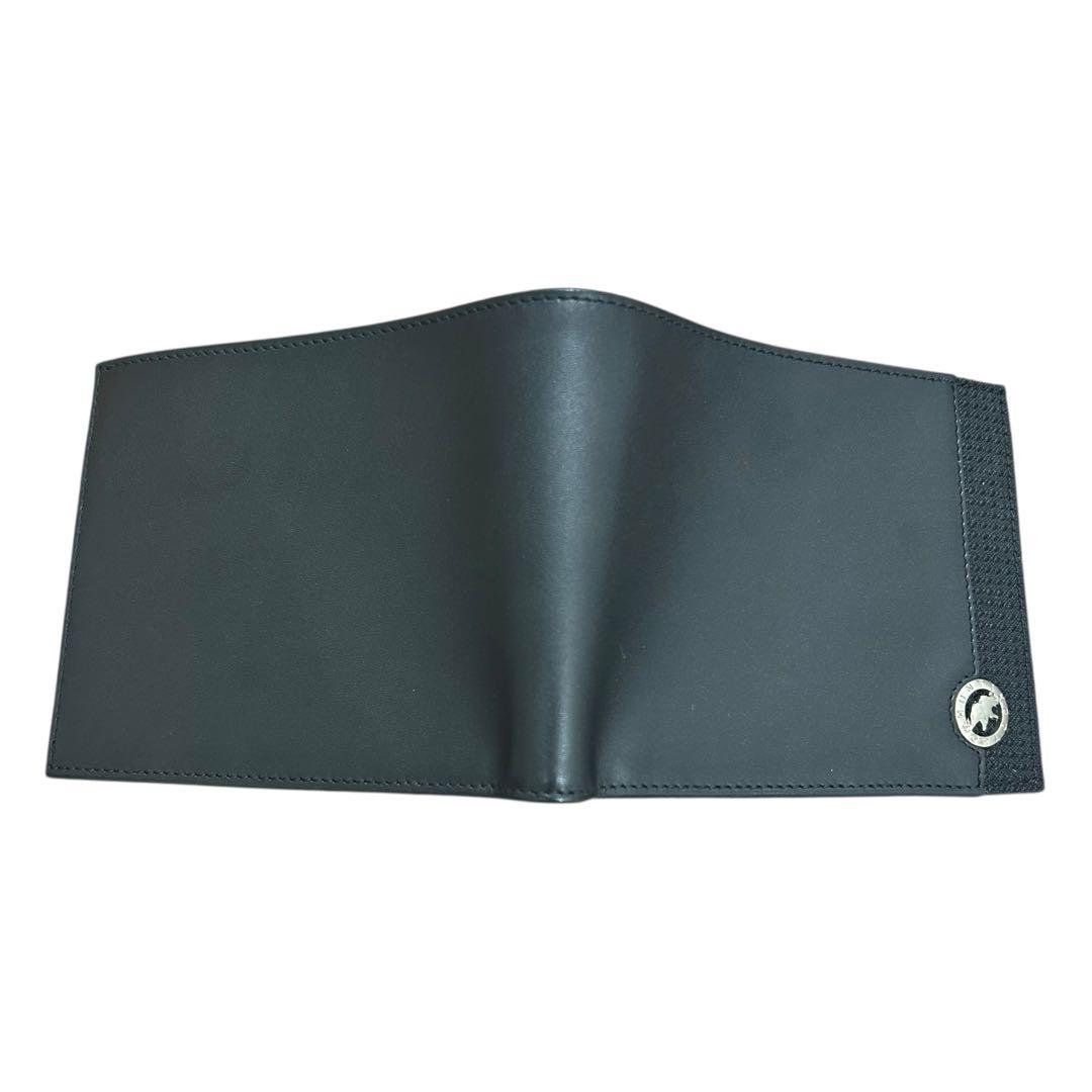 【新品・未使用】ハンティングワールド 折り財布 レザー ブラック