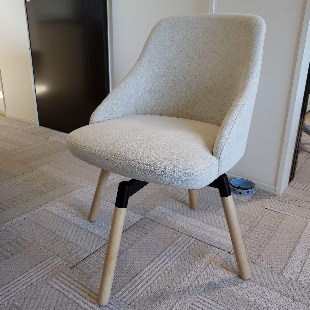 IKEA JANOLOF ヤンオロフ 回転ダイニングチェア, ベージュ　④