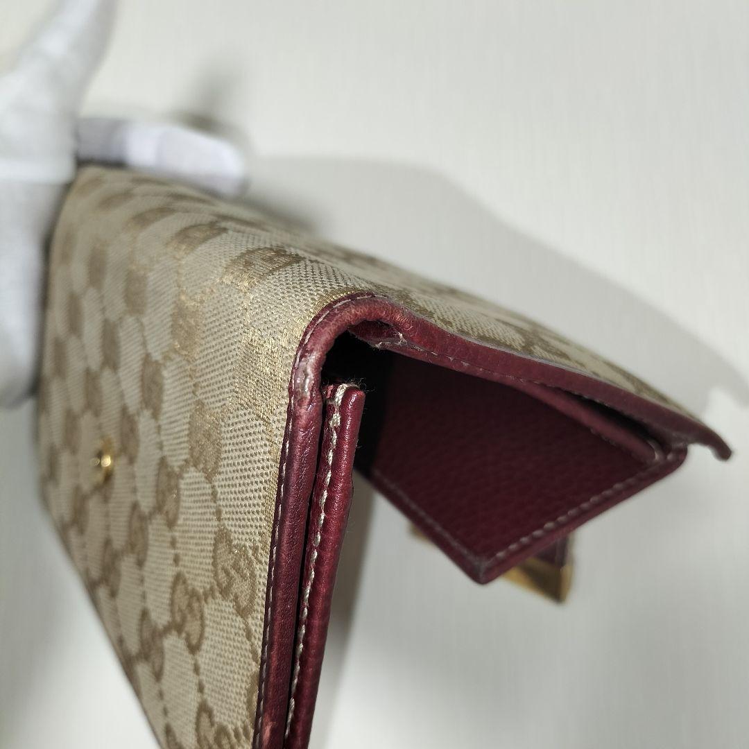 GUCCI GGキャンバス 長財布　グッチ