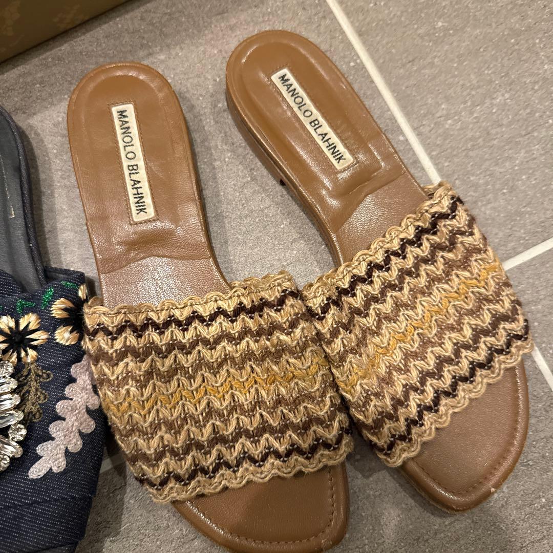 Manolo Blahnik 、ドルガバ、フェラガモ、ロジェ、エルメス靴福袋