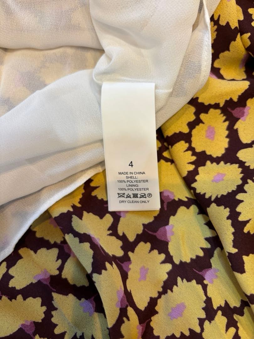 1/30午前中まで kate spade フラワープリント ロングワンピース