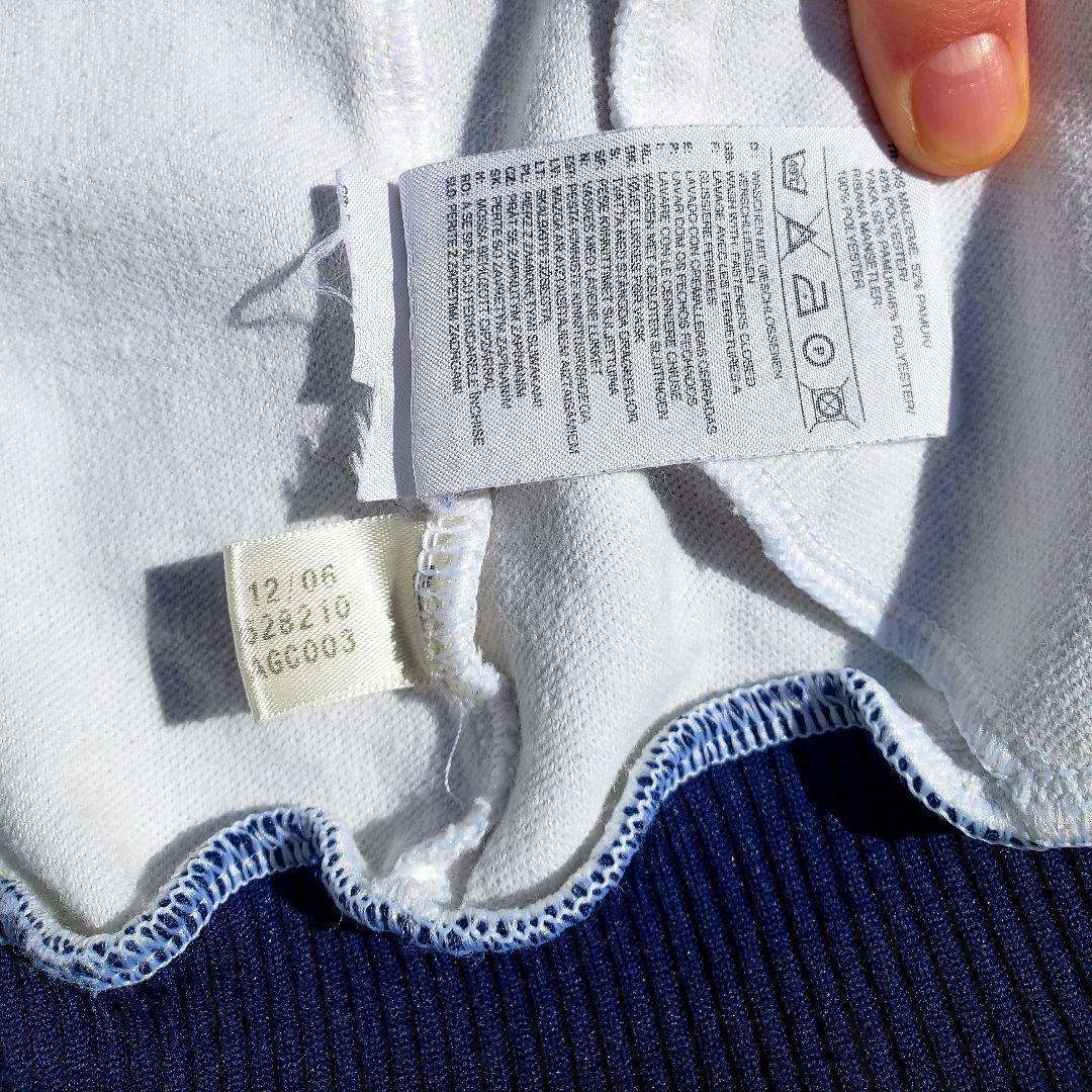 ★アディダス ベッケンバウアー トラックジャケット 刺繍ロゴ 白 ネイビー★