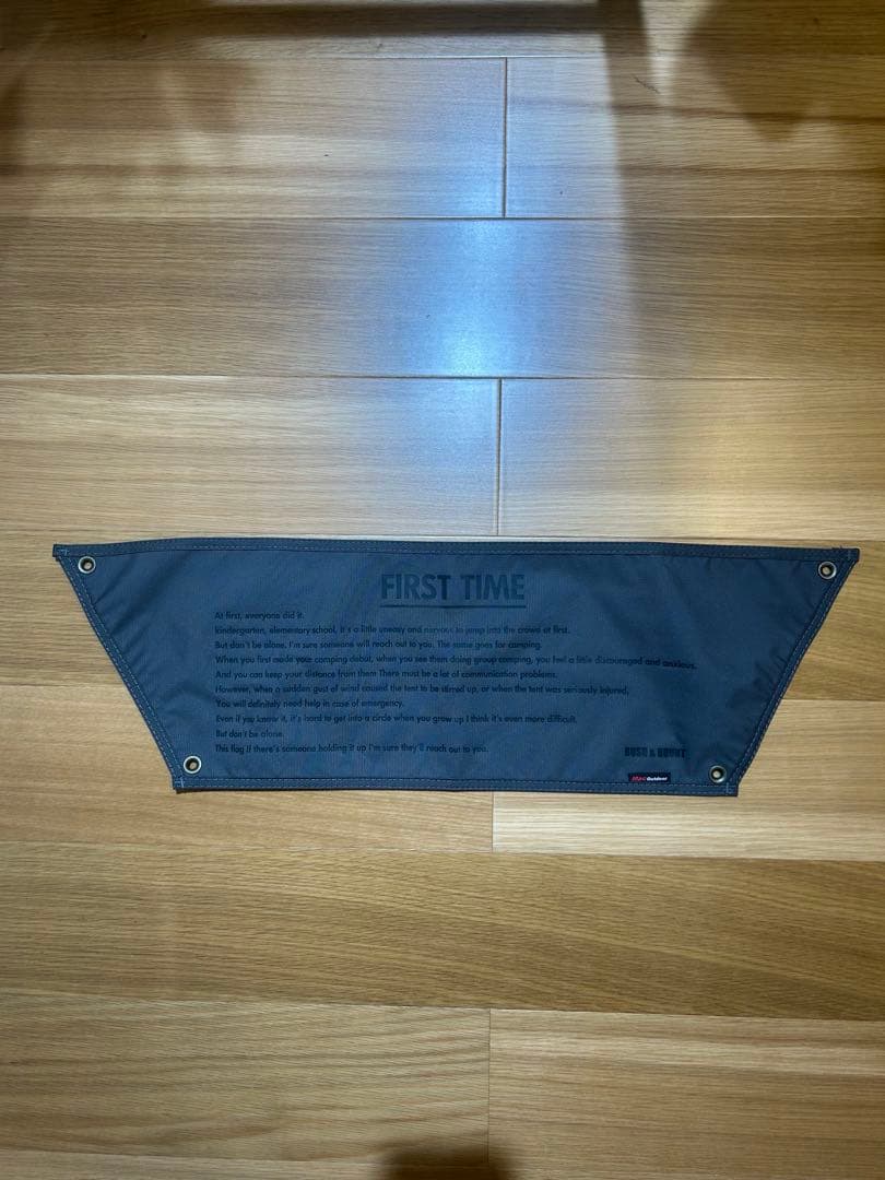 【初期ロット 新品未使用】 brunt first time チャコール　グレー