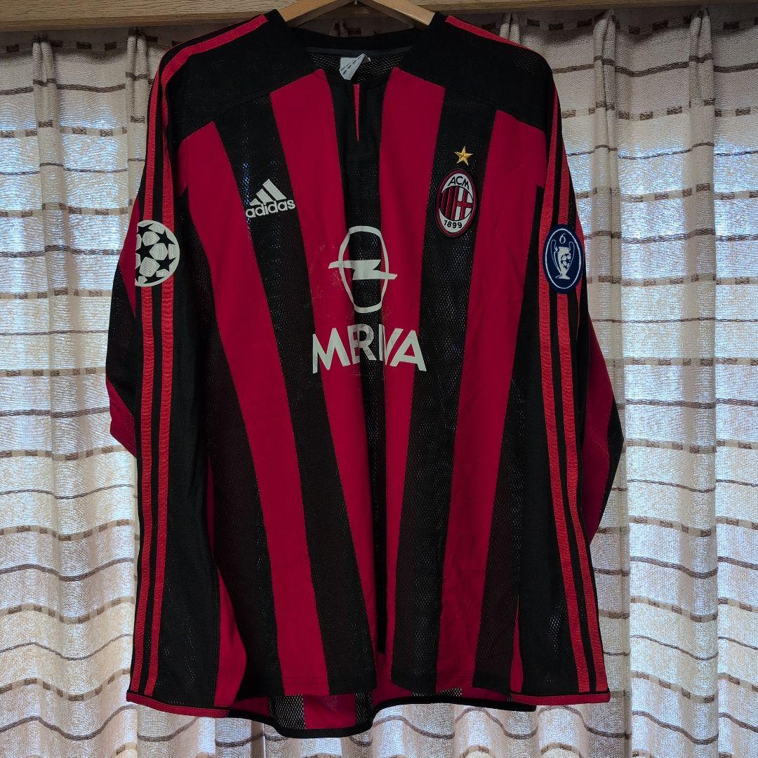 ハ*ン様 ACミラン adidas 長袖 レプリカユニ