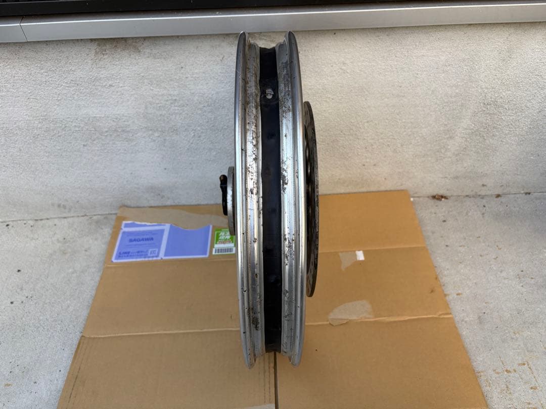 sr400 フロントホイール ディスク ローター メーターギア付