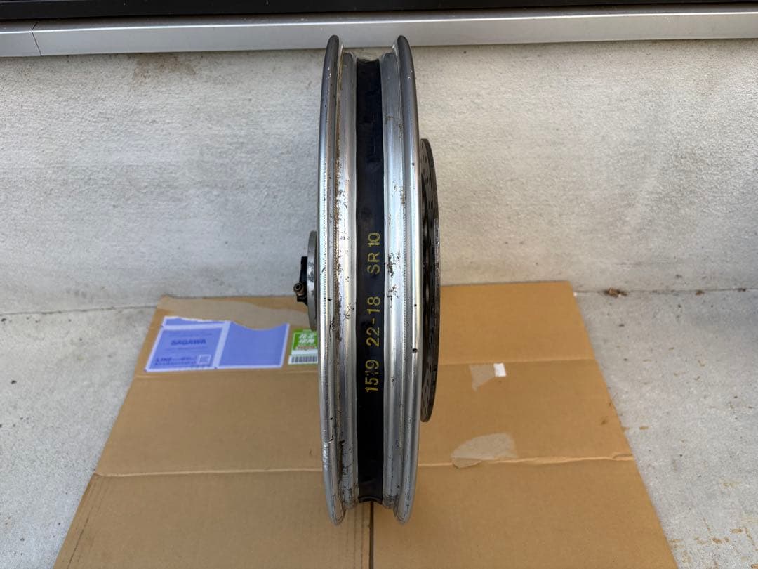 sr400 フロントホイール ディスク ローター メーターギア付