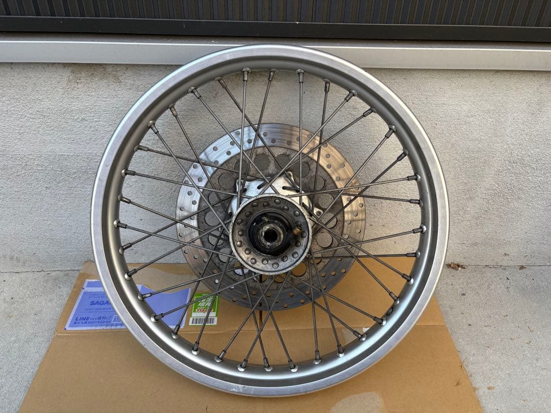 sr400 フロントホイール ディスク ローター メーターギア付