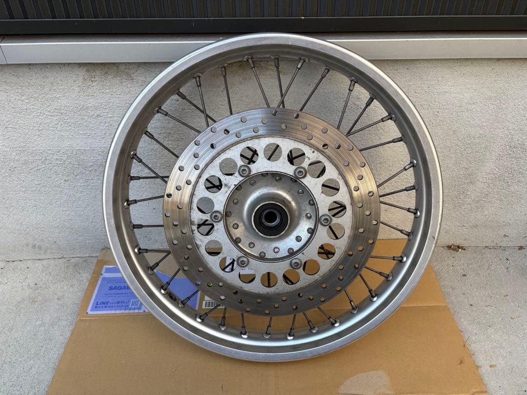 sr400 フロントホイール ディスク ローター メーターギア付