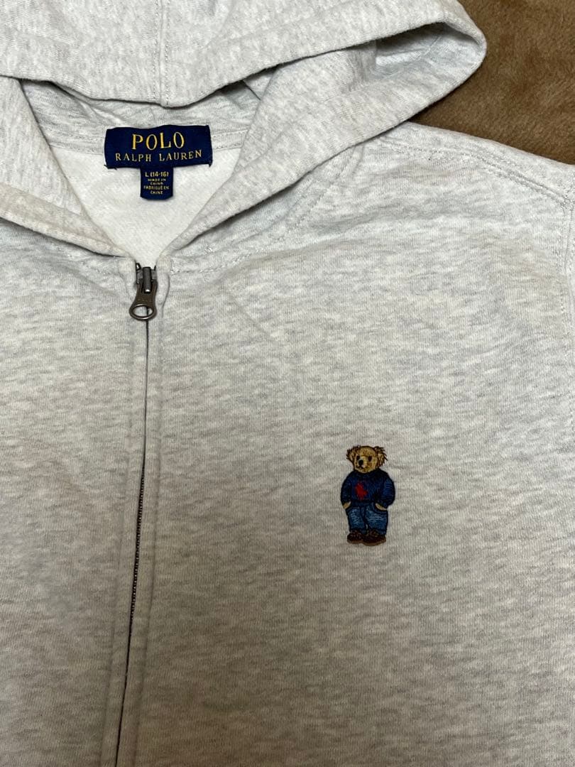 美品♡ Polo Ralph Lauren ポロベア パーカー グレー