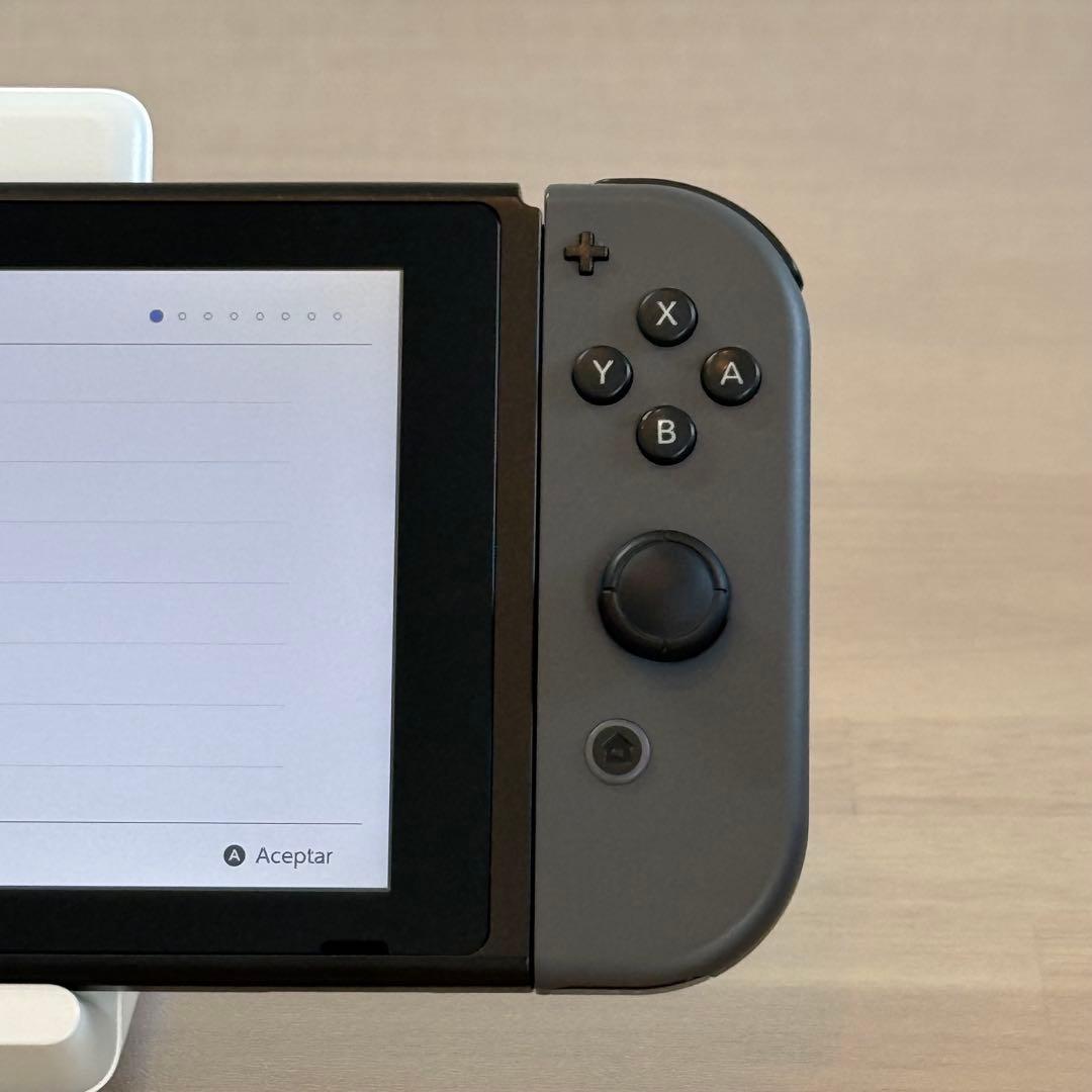 7-091 Switch 本体 バッテリー強化版 グレー 箱付き