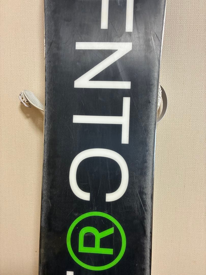 FNTC スノーボードセット ホワイトバインディング