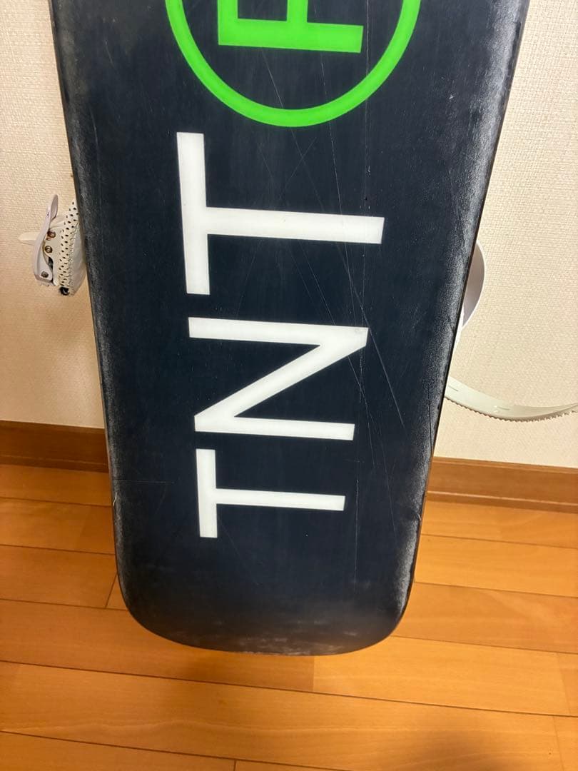 FNTC スノーボードセット ホワイトバインディング