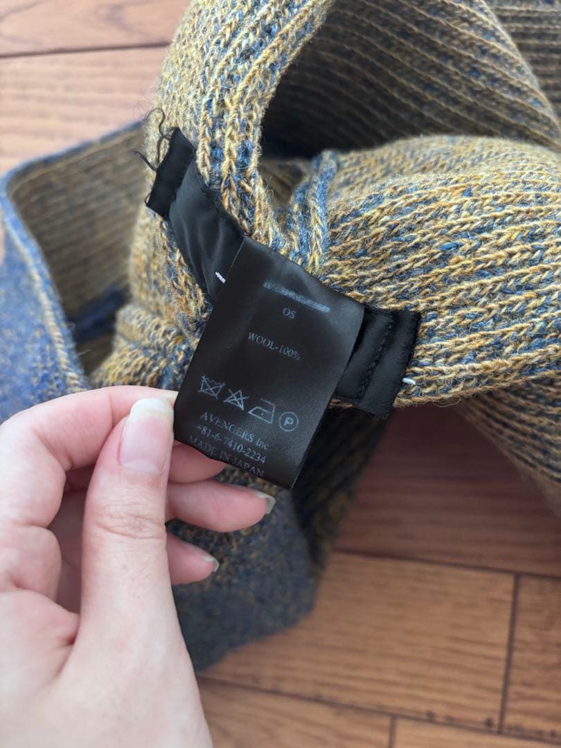 MINUS ( − ) マイナス // フード付きロングマフラー