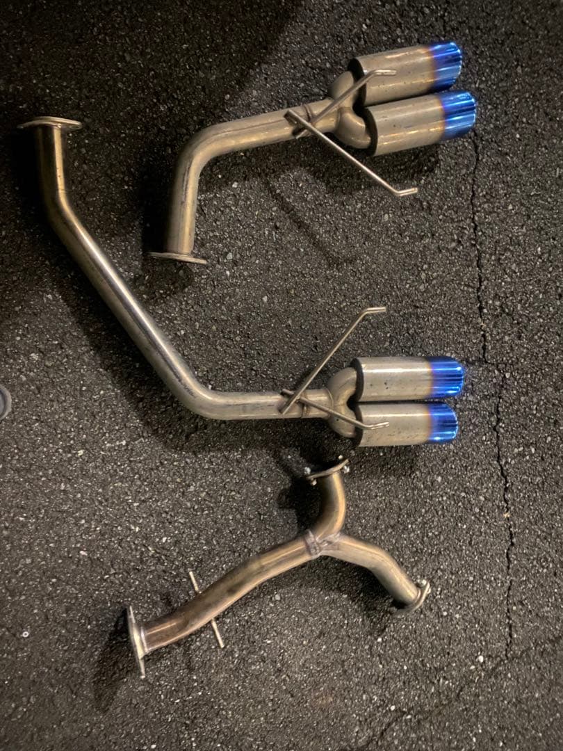 マークX 130系　brush チタン　ストレートマフラー