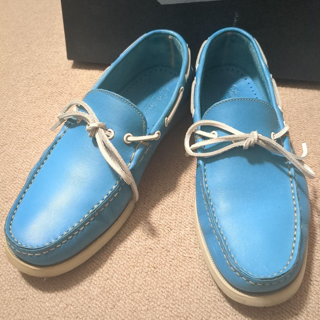 Paraboot デッキシューズ 青