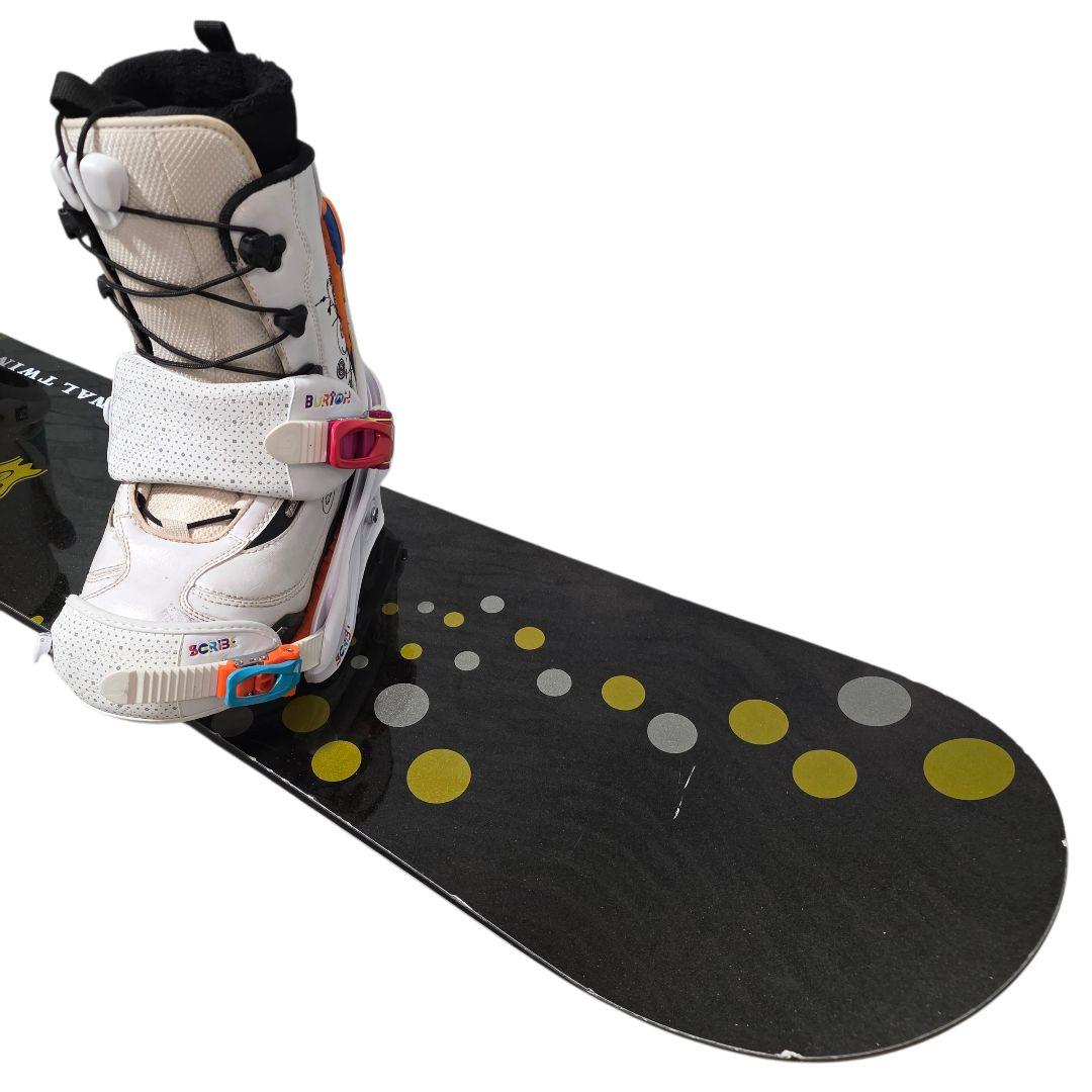 SCOOTER オガサカ製 145cm ボードセット バイン ブーツ付き セット