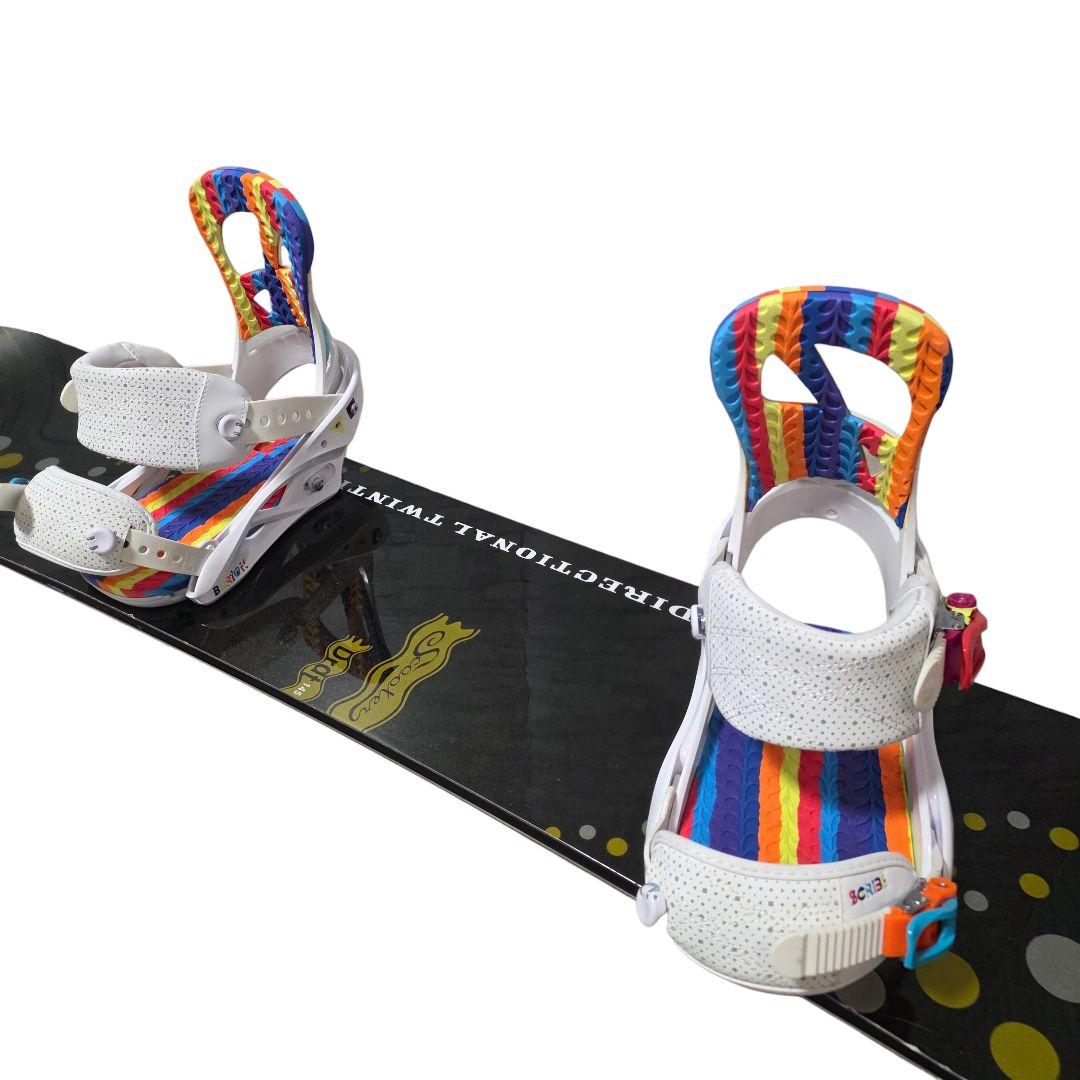 SCOOTER オガサカ製 145cm ボードセット バイン ブーツ付き セット