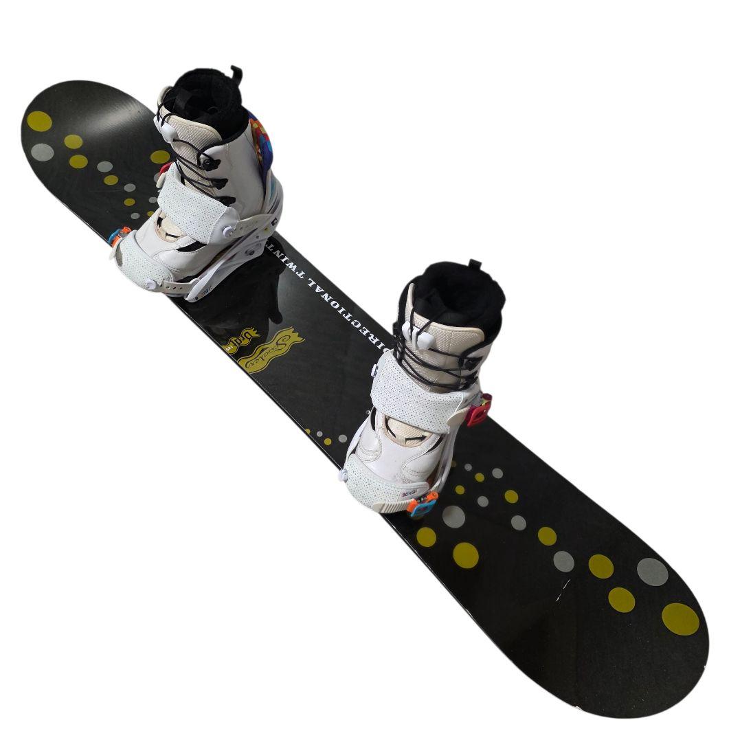 SCOOTER オガサカ製 145cm ボードセット バイン ブーツ付き セット