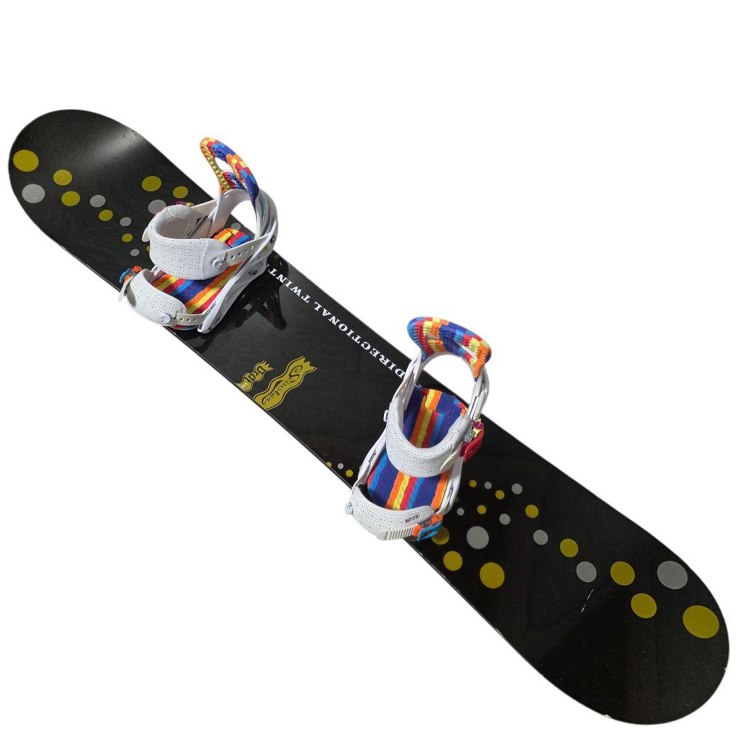 SCOOTER オガサカ製 145cm ボードセット バイン ブーツ付き セット